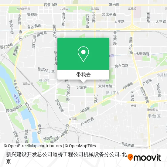 新兴建设开发总公司道桥工程公司机械设备分公司地图