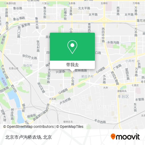 北京市卢沟桥农场地图