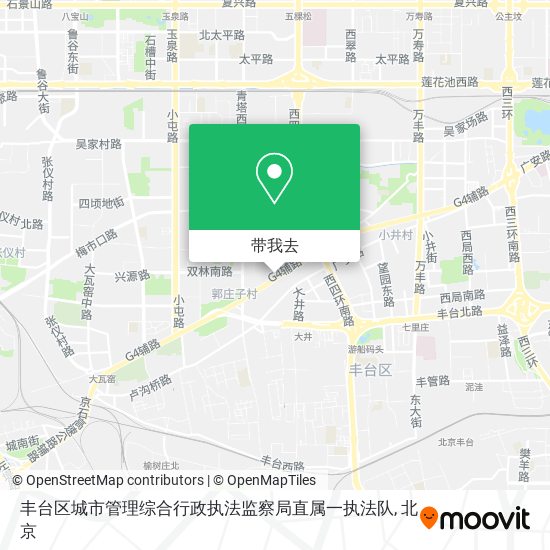 丰台区城市管理综合行政执法监察局直属一执法队地图