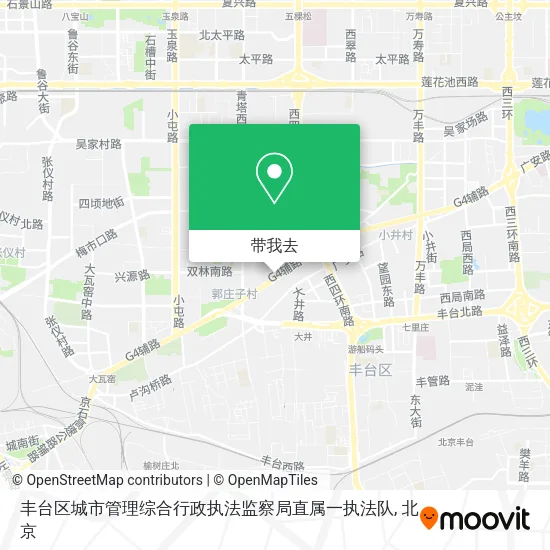 丰台区城市管理综合行政执法监察局直属一执法队地图