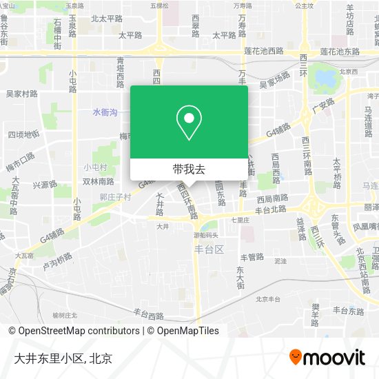 大井东里小区地图