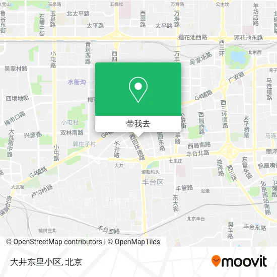大井东里小区地图