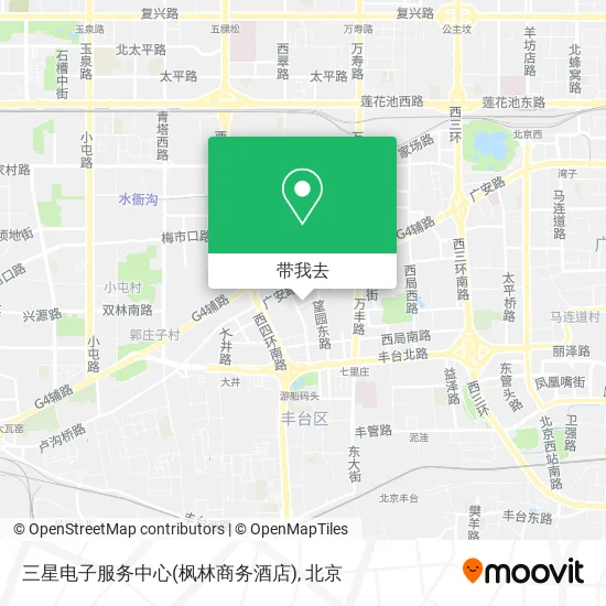 三星电子服务中心(枫林商务酒店)地图