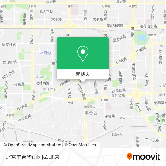 北京丰台华山医院地图