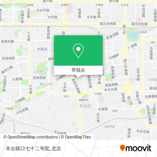丰台路口七十二号院地图