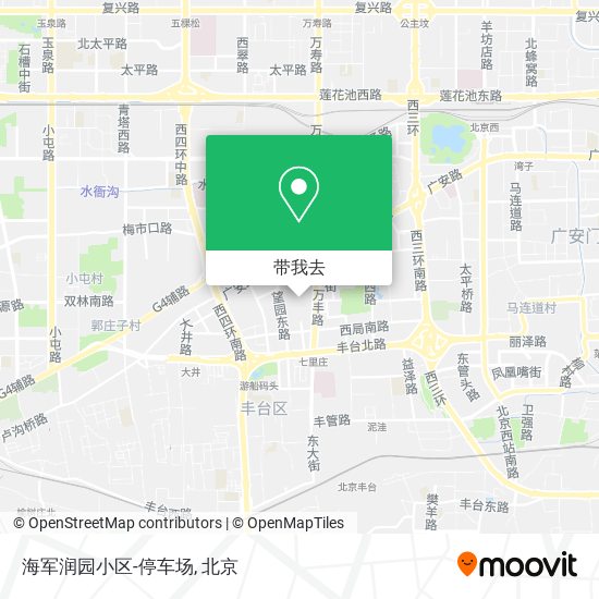 海军润园小区-停车场地图