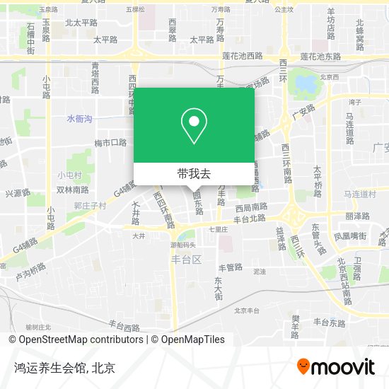 鸿运养生会馆地图
