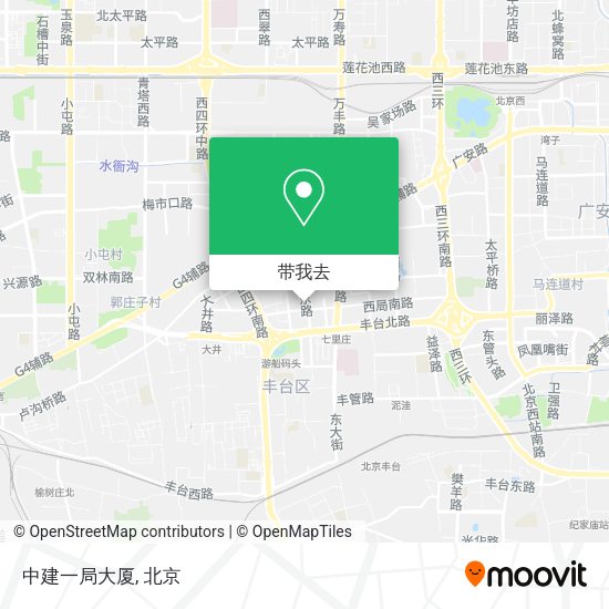 中建一局大厦地图