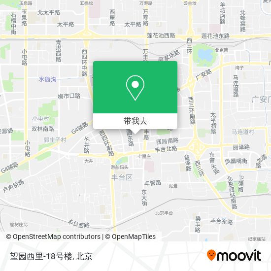 望园西里-18号楼地图