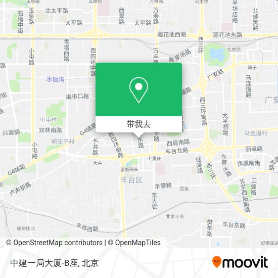 中建一局大厦-B座地图