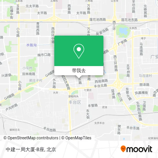 中建一局大厦-B座地图