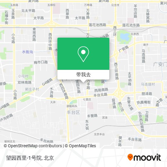 望园西里-1号院地图