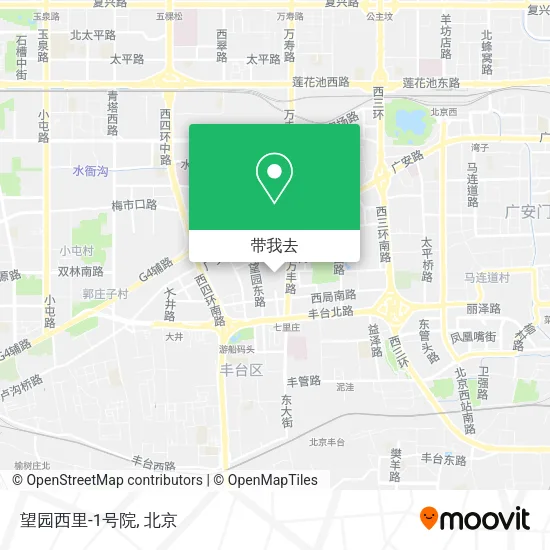 望园西里-1号院地图