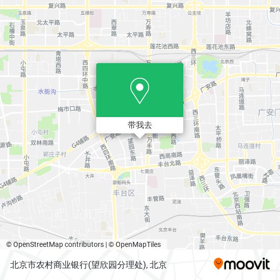 北京市农村商业银行(望欣园分理处)地图