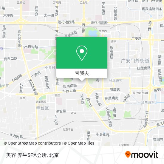 美容·养生SPA会所地图