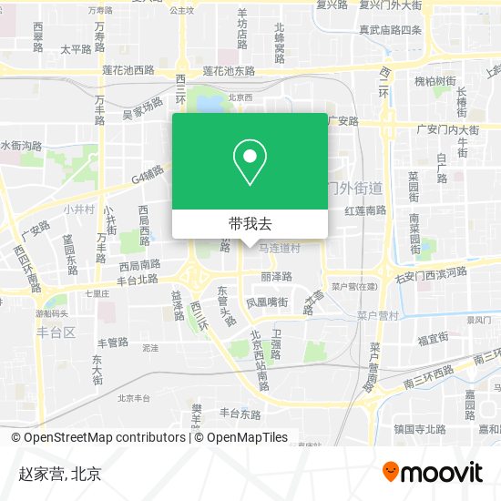 赵家营地图
