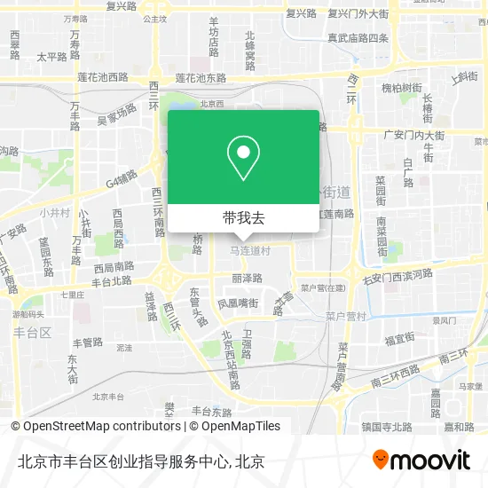 北京市丰台区创业指导服务中心地图