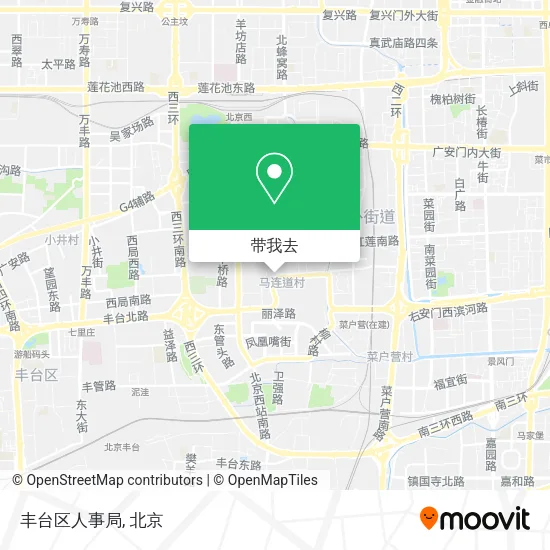 丰台区人事局地图