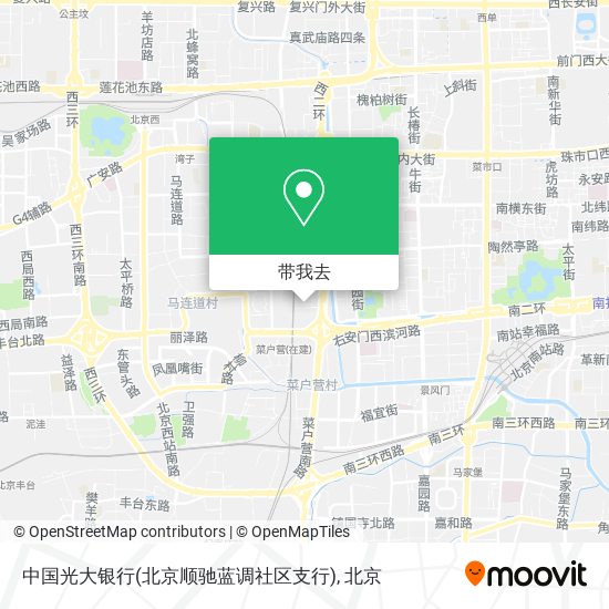 中国光大银行(北京顺驰蓝调社区支行)地图