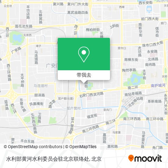 水利部黄河水利委员会驻北京联络处地图