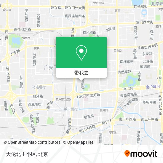 天伦北里小区地图