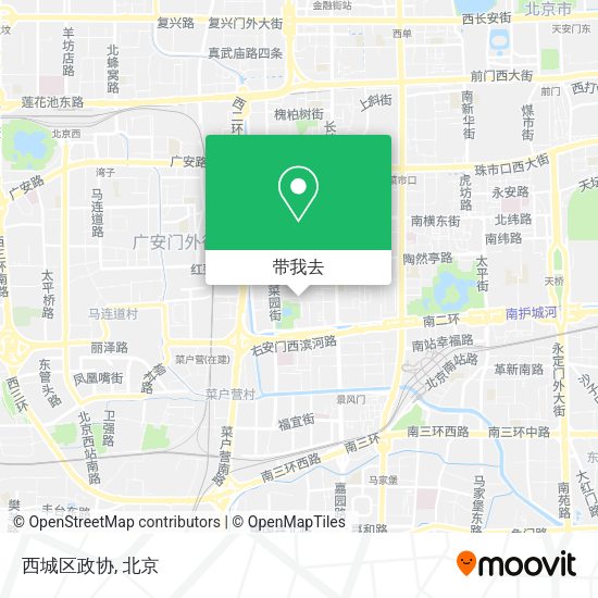 西城区政协地图