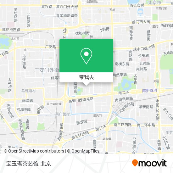宝玉斋茶艺馆地图