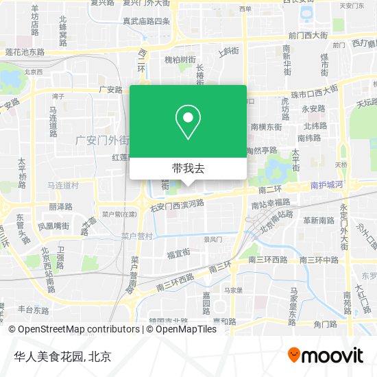 华人美食花园地图