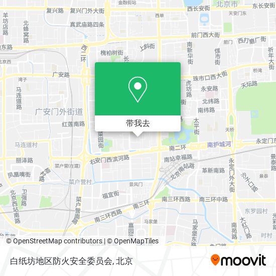 白纸坊地区防火安全委员会地图