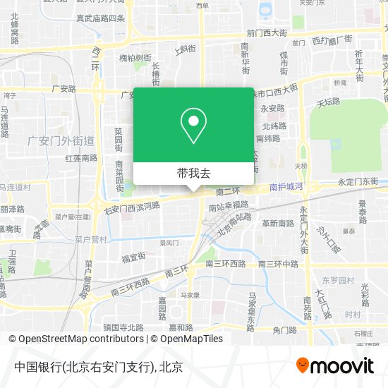中国银行(北京右安门支行)地图