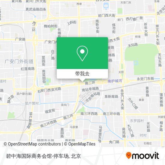 碧中海国际商务会馆-停车场地图