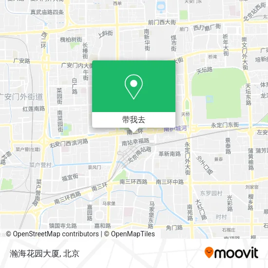 瀚海花园大厦地图