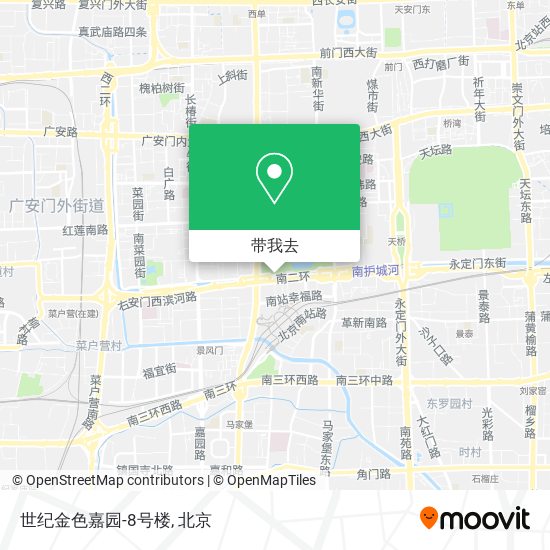 世纪金色嘉园-8号楼地图