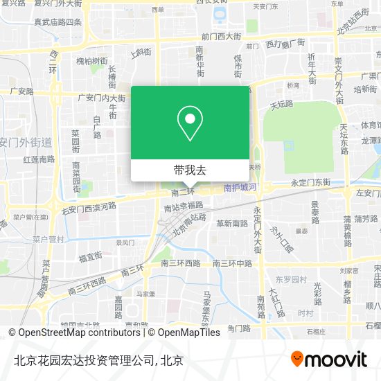 北京花园宏达投资管理公司地图