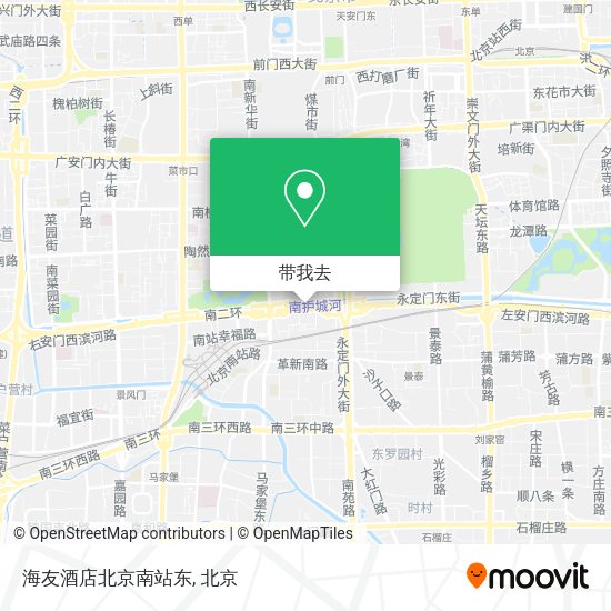海友酒店北京南站东地图