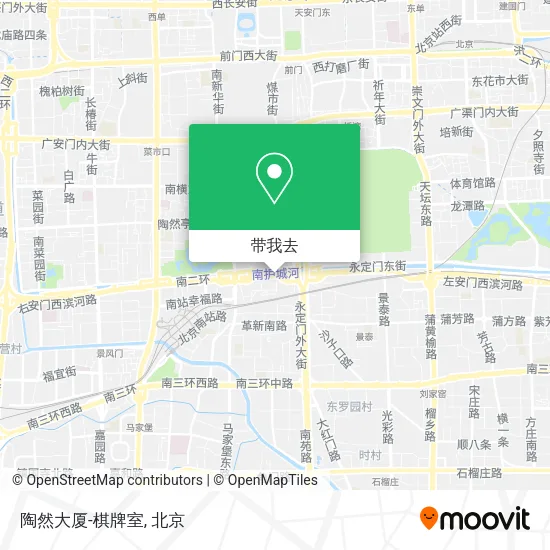 陶然大厦-棋牌室地图