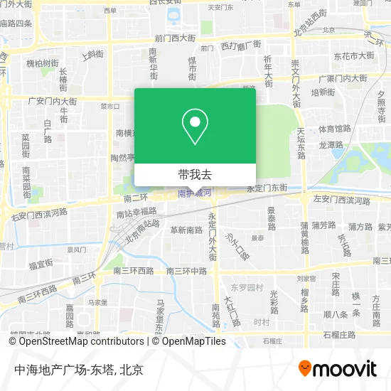 中海地产广场-东塔地图