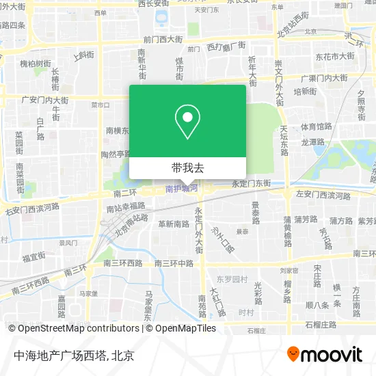 中海地产广场西塔地图
