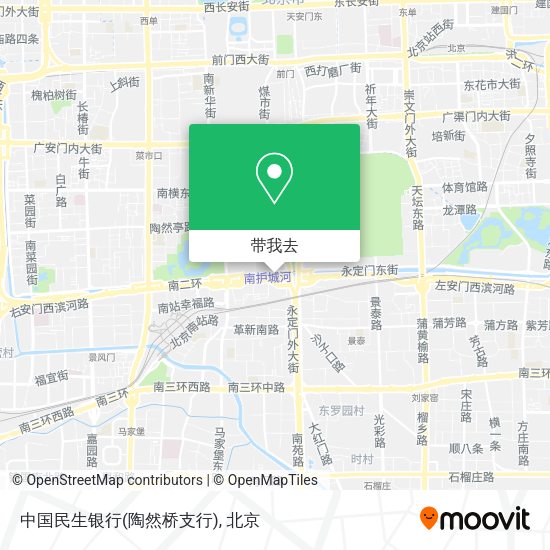 中国民生银行(陶然桥支行)地图