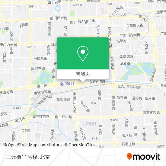 三元街11号楼地图