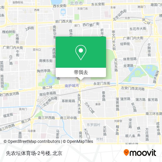 先农坛体育场-2号楼地图