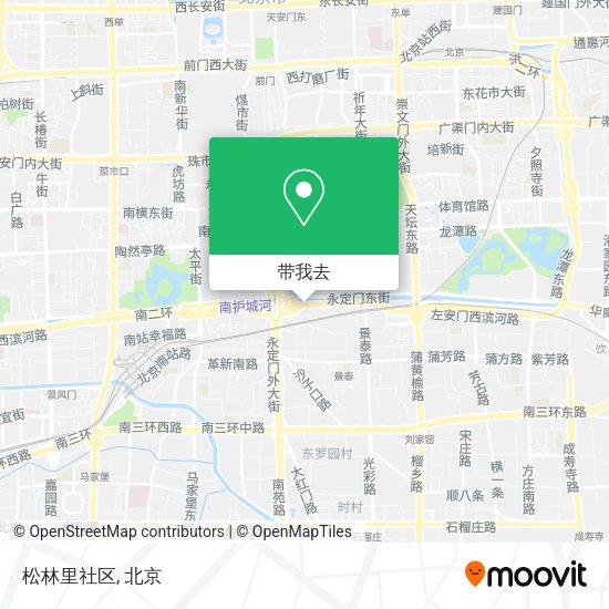 松林里社区地图