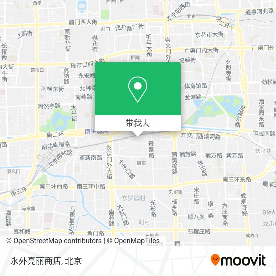 永外亮丽商店地图