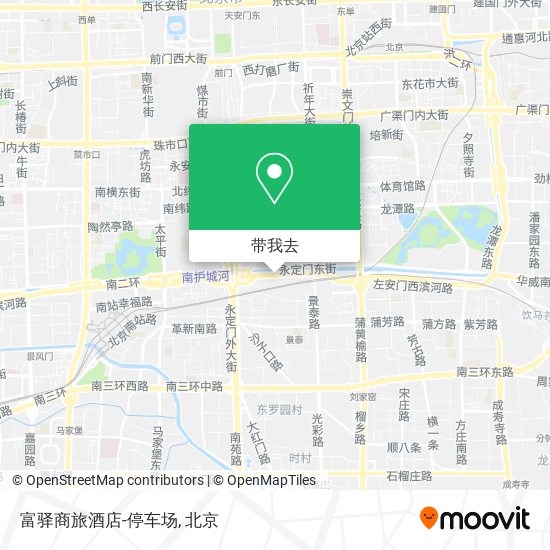 富驿商旅酒店-停车场地图