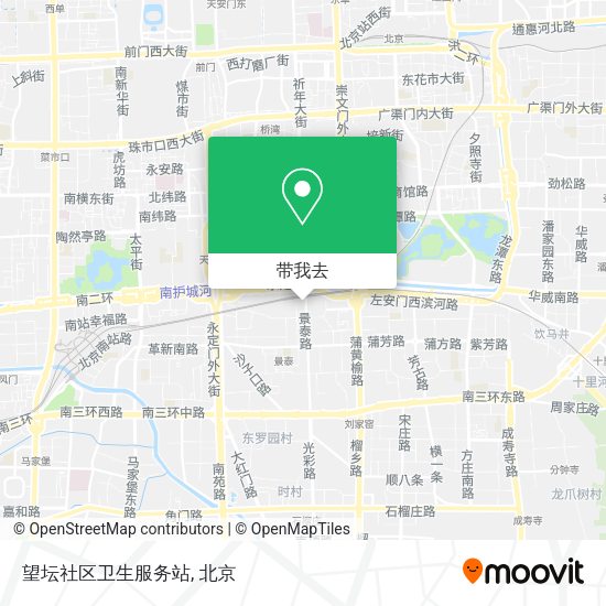望坛社区卫生服务站地图