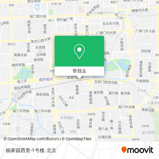 杨家园西里-1号楼地图