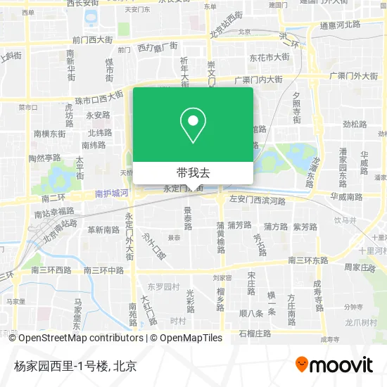杨家园西里-1号楼地图