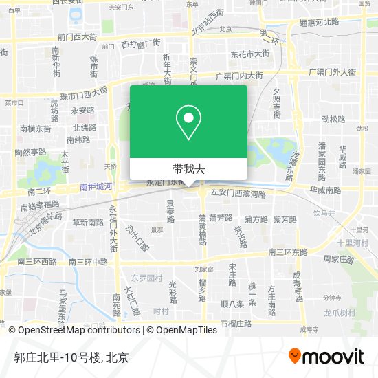 郭庄北里-10号楼地图