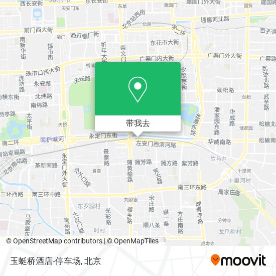 玉蜓桥酒店-停车场地图