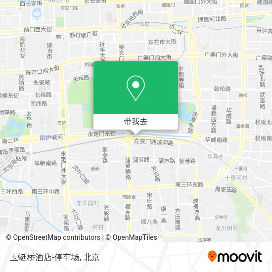 玉蜓桥酒店-停车场地图